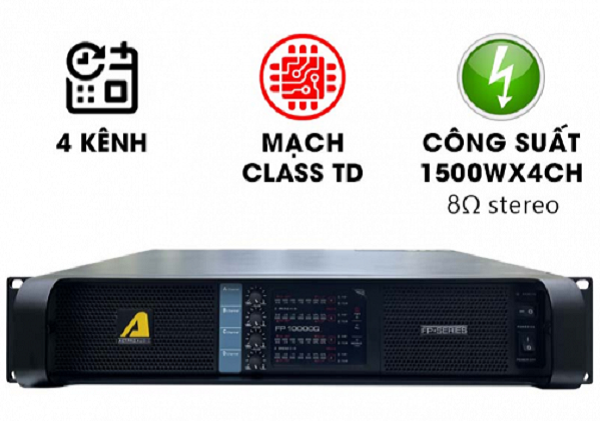  Cục đẩy 4 kênh là Dàn âm thanh