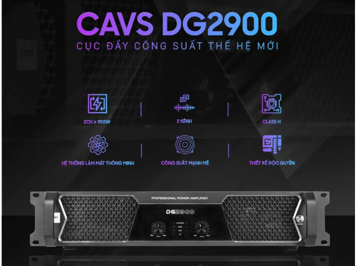 Hướng dẫn sử dụng cơ bản Cục đẩy CAVS DG2900
