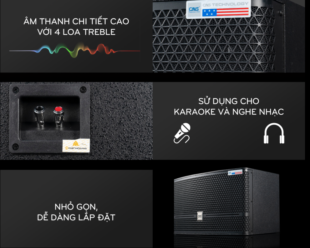 Trải nghiệm chất âm Loa CAVS CK10 