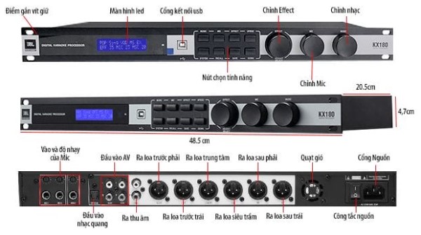 Chỉnh Loa JBL KX180A Theo Thể Loại Nhạc