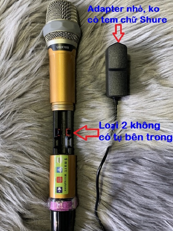 Hướng Dẫn Phân Biệt Micro Shure UGX10 Loại 1 Loại 2
