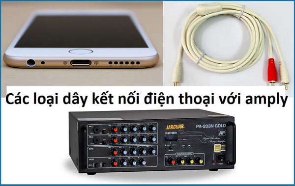 Kết Nối Bằng Bộ Thu Bluetooth Amply Jarguar