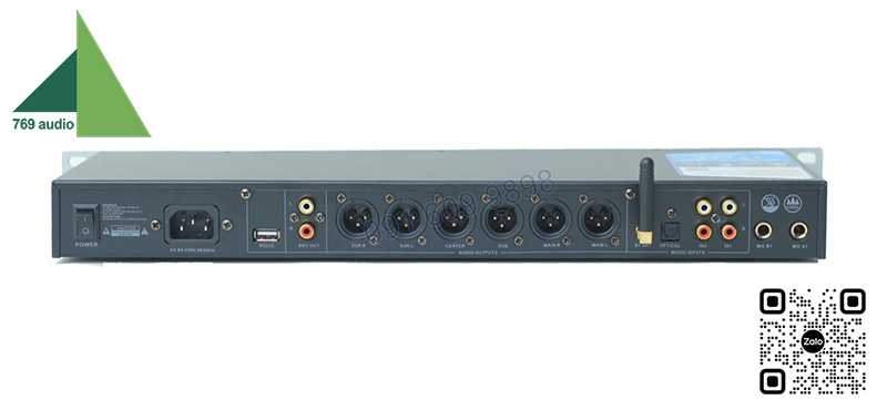 Mixer số CAF K6 Plus chính hãng