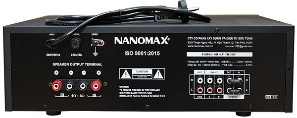 Khởi Động Amply Nanomax Pro-008