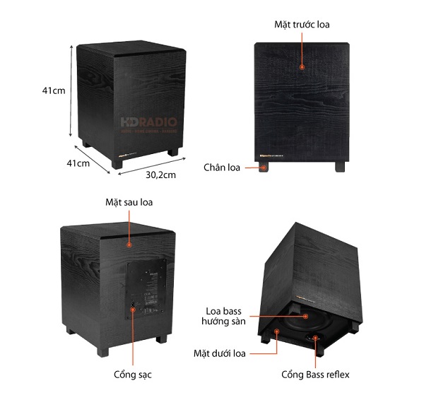 Thông số kỹ thuật Klipsch Cinema 400