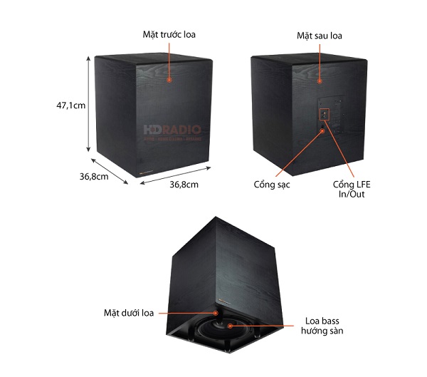 Thông số Klipsch Cinema 800