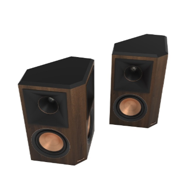 Klipsch RP-502S-II-WALNUT – Loa Surround Hi‑Res, Âm Trầm Sâu, Hiệu Ứng Điện Ảnh Sống Động