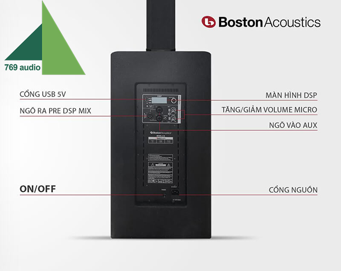 Loa Boston Acoustics L10 chất lượng