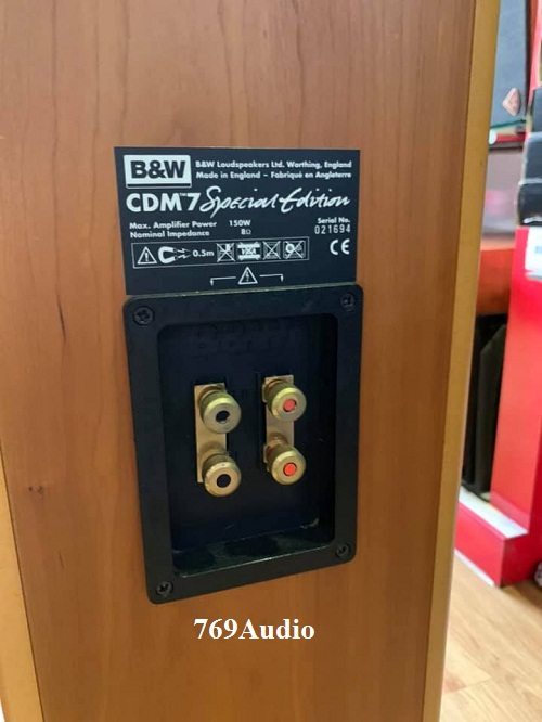 loa BW CDM7 gold SE chính hãng