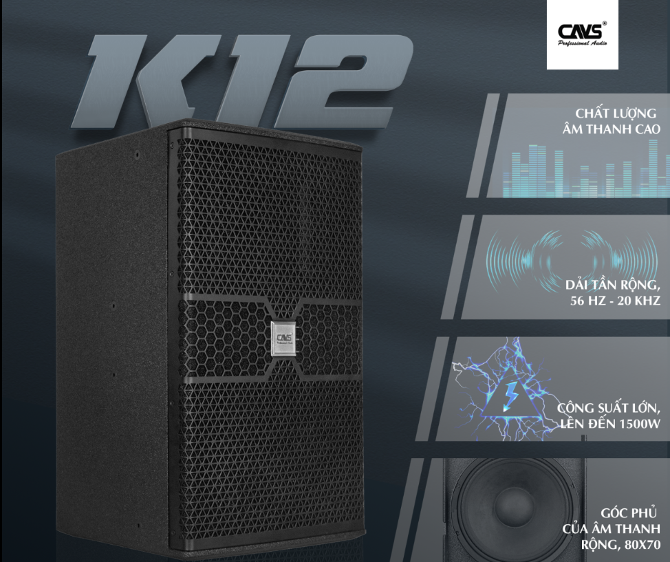 Ưu nhược điểm Loa Full CAVS K12 