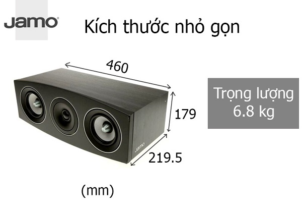Loa Jamo C9 Center II Kích Thước Nhỏ Gọn