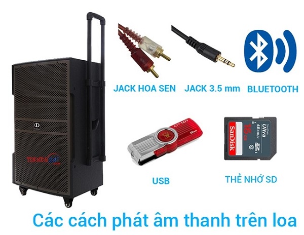 Loa Kéo Kết Nối Có Dây