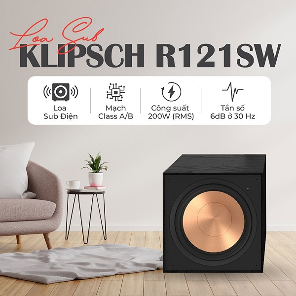 Loa Sub Klipsch R121SW Chất Lượng Vượt Trội