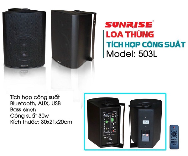 Loa Treo Tường Sunrise 503L