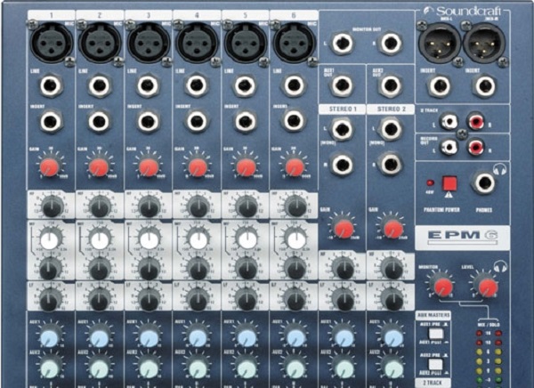 Mixer Soundcraft EPM6 Đa dạng cài đặt