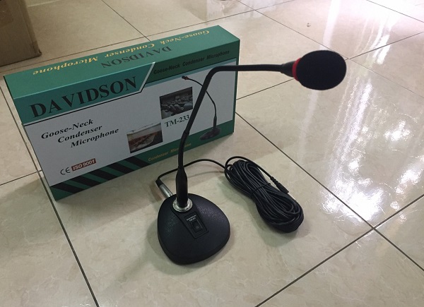 Micro cổ ngỗng có dây chính hãng