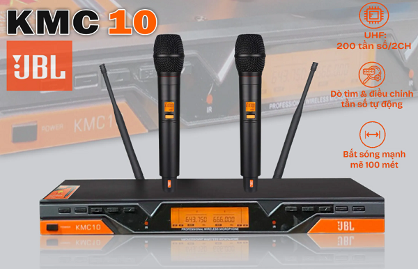 Micro Karaoke Không Dây JBL KMC10