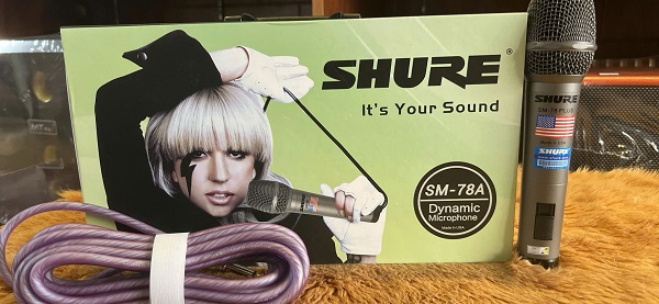 Hiệu suất Micro Có Dây Shure SM-78A