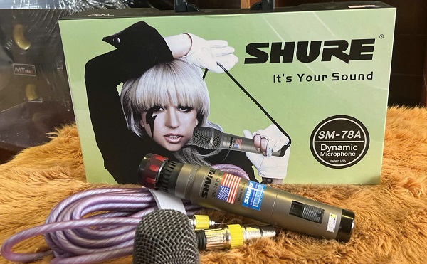 Micro Có Dây Shure SM-78A kết nối