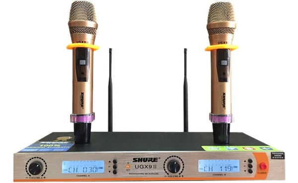 Hướng Dẫn Phối Ghép Micro Shure UGX9 II