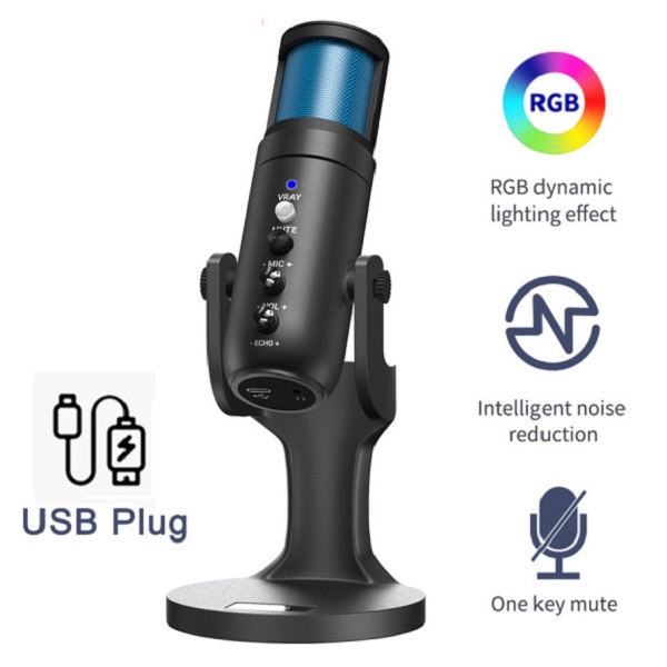 Micro Tạo Echo Chuyên Dụng Cho Thu Âm Livestream