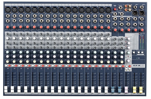 Sử dụng  Mixer Soundcraft EFX16