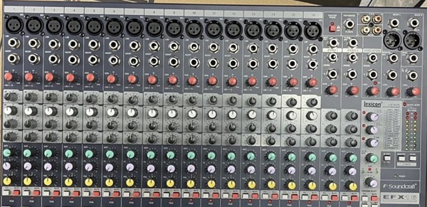 Thông số kỹ thuật  Mixer Soundcraft EFX16