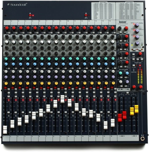 Mixer Soundcraft FX 16 II hiệu ứng âm thanh