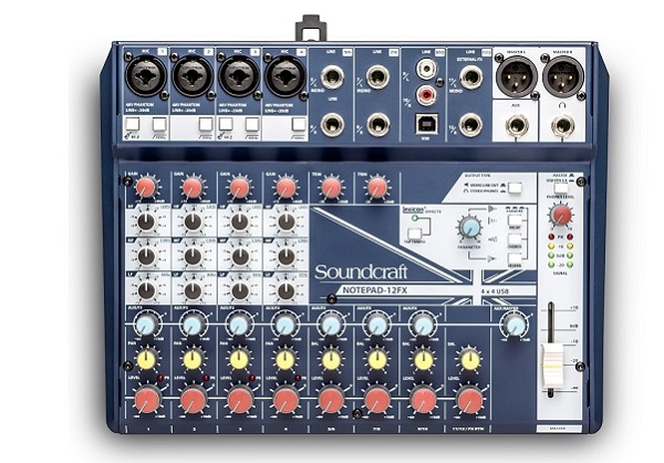Giới Thiệu Mixer Soundcraft Notepad 12