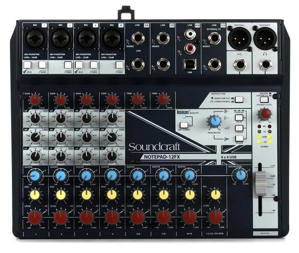 Bàn Mixer Soundcraft Notepad 12FX