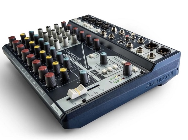 Mixer Soundcraft Notepad 12FX thiết kế 