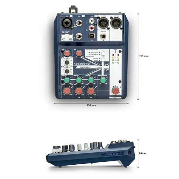 Mixer Soundcraft Notepad 5fx Giá tốt