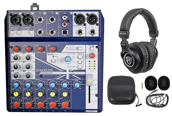 thông số kỹ thuật Mixer Soundcraft Notepad 8FX