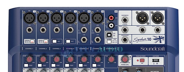 Thông số kỹ thuật Soundcraft Signature 10