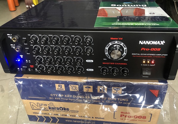 Phối Ghép Amply Karaoke Nanomax Pro-008 Chính Hãng