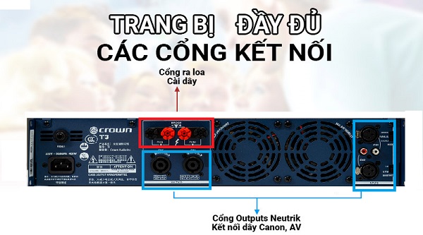 Review Cục Đẩy Công Suất Crown T3