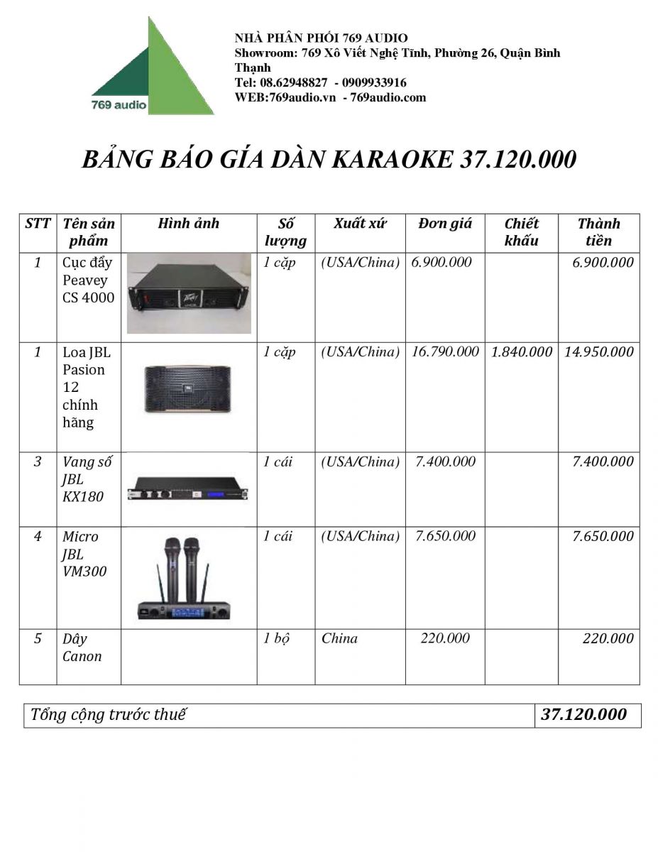 dàn karaoke gia đình jbl