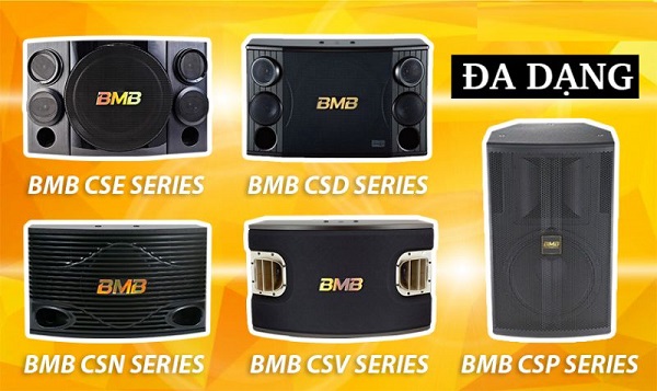 Sự Đa Dạng Các Dòng Loa BMB