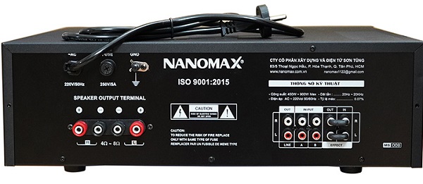 So Sánh Amply Nanomax Pro-008 Chính Hãng