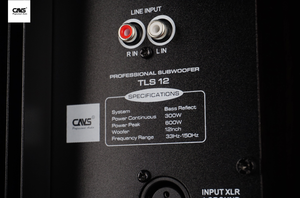 Thông số kỹ thuật Sub điện CAVS TLS12