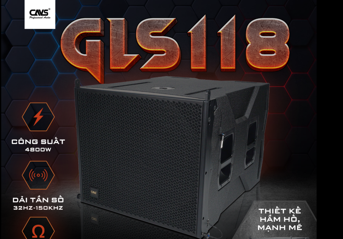 Trải nghiệm chất âm và tính năng Sub hơi CAVS GLS118