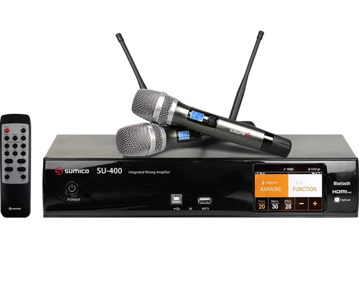 Sumico SU400 – Amply Karaoke Cao Cấp, Hát Nhẹ & Âm Thanh Sáng Rõ