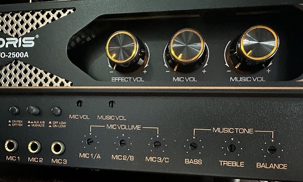 Tính Năng Amply karaoke Oris TO-2500A