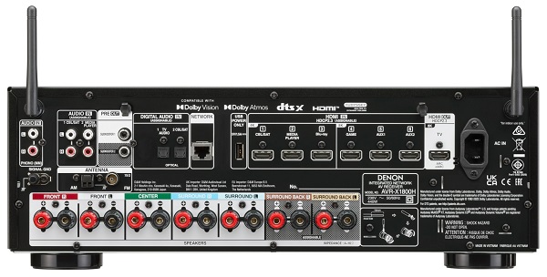 Thông Số Kỹ Thuật Amply Denon AVR X1800H