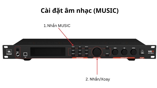 Thiết Lập Echo Vang Số JBL VX9