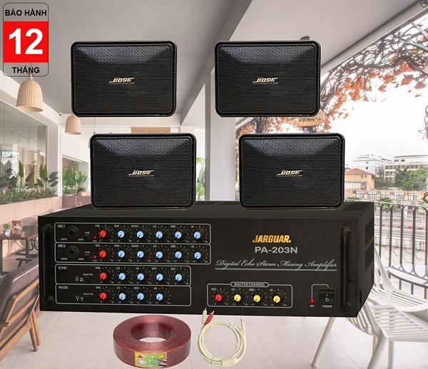  Phối Ghép Loa Bose 301 Với Amply Jarguar