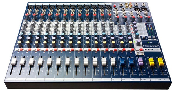 Vai Trò Bàn Mixer Soundcraft EFX12 Chính Hãng