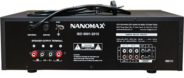 Vai Trò Của Amply Karaoke Nanomax Pro-008 Chính Hãng