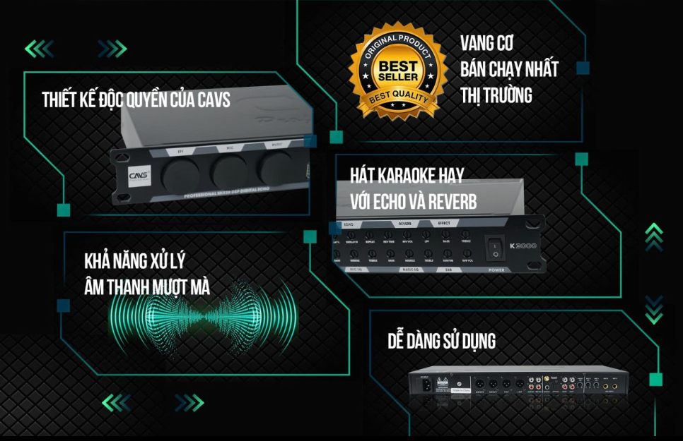 Trải nghiệm chất âm thực tế Vang cơ CAVS K3000