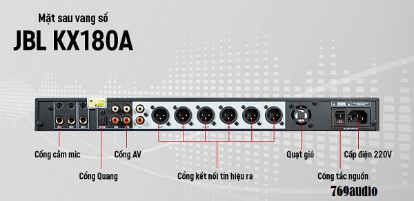 Vang Số Loa JBL KX180A Âm Thanh Chuyên Nghiệp